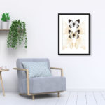 Abstract Background Triple Butterfly Print - Image 5