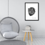 Addams Family Black Is Such A Happy Colour Darling Quote Morticia Addams Print - Image 3