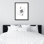 Black Ace Of Diamonds Print - Image 6