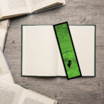 Cartoon Space Green Alien Bookmark - Image 2