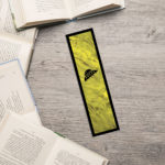 Cartoon Space Yellow UFO Bookmark