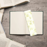 Human Skull Yellow Outline Bookmark - Image 2