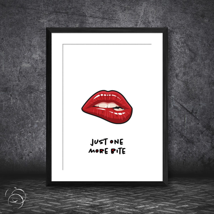 Just One More Bite Print