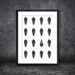 Black Ice Cream Print