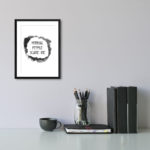Normal People Scare Me Quote Print - Image 2