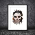 Scary Face Of Terror Print