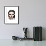 Scary Face Of Terror Print - Image 2