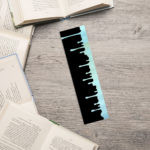 Vibrant Dripping Liquid Cyan Blue Bookmark