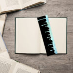 Vibrant Dripping Liquid Cyan Blue Bookmark - Image 2